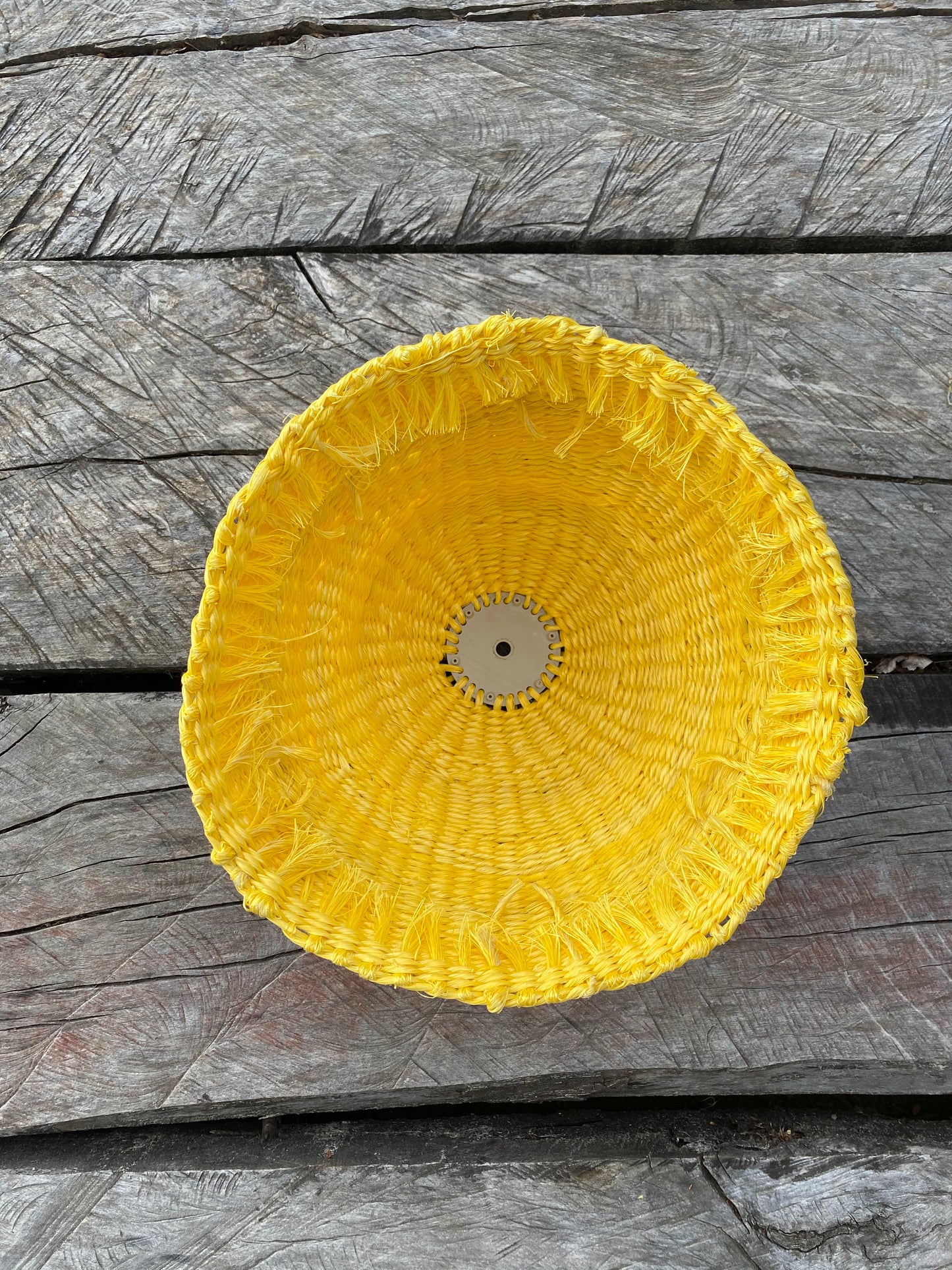 Curso online con materiales Kit Lámpara Campana Amarillo